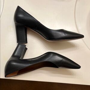 Aquatalia Classic Black Pointed Heels